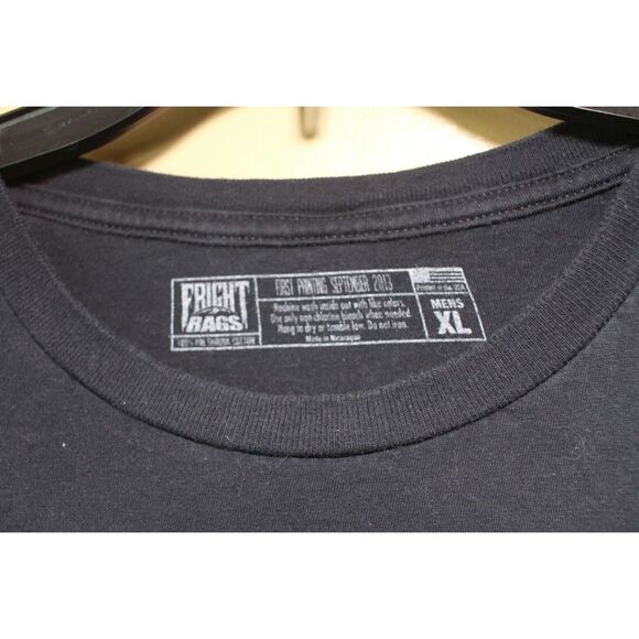 Fright Rags Graphic Black T-Shirt - Men's XL - Picture 3 of 4